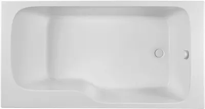 Image de JACOB DELAFON Baignoire bain-douche Malice 160 x 85 cm version droite Blanc brillant