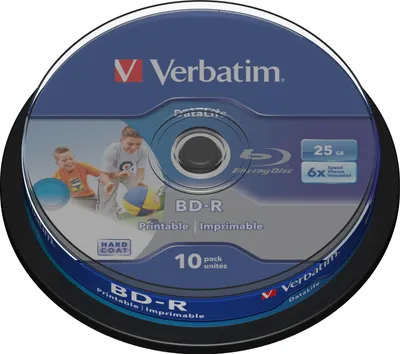 Produktbild von VERBATIM 43804 BD-R SL 25GB Rohling