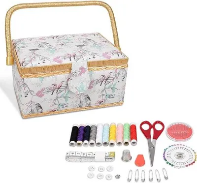 Productafbeelding van Famanu Naaldset voor beginners - 76-delig, inclusief accessoires