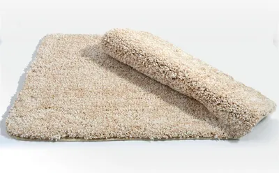 Produktbild von Spirella Badteppich Badematte Duschvorleger Mikrofaser Hochflor | flauschig | rutschhemmend | Gobi | geeignet für Fußbodenheizung | 60x90 cm | Beige