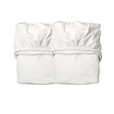 Produktbild von Leander Organic Spannbettlaken Snow 70 x 140 cm