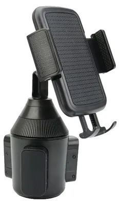 Immagine prodotto di Portabicchieri regolabile a 360°, compatibile con diversi modelli, colore nero