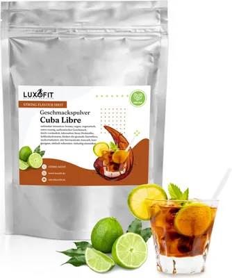 Produktbild von Cuba Libre Geschmackspulver Shot Flavour kalorienarm 300 g