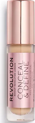 Productafbeelding van Makeup Revolution, Conceal & Define, Correctieve vloeibare concealer, kleur C5, 4 gram