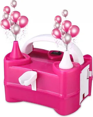 Image de Pompe à air électrique 400 W avec double embout - Idéale pour les anniversaires et les mariages