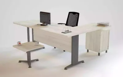 Produktbild von Luxus Schreibtisch Kommode Couchtisch 3tlg. Set Möbel Einrichtung Tisch Holz