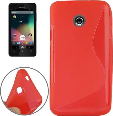 Produktbild von Handyhülle TPU-Schutzhülle für Huawei Ascend Y330 Rot