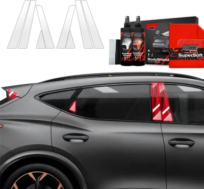 Immagine prodotto di Pellicola protettiva 8in1 Grizz Protector per montanti B-C - Cupra Formentor (2020-2024)