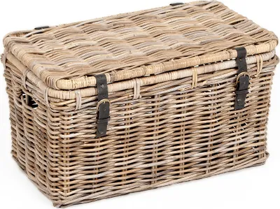Produktbild von Rattan Truhe RESSY Grey ca. L70cm Couchtisch