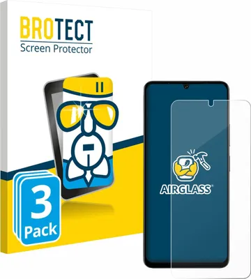 Produktbild von 3x BROTECT Schutzglas für Doogee Note 59 Pro Plus Schutzfolie Panzer Folie Glas Display Schutz klar