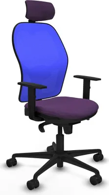 Produktbild von Bürostuhl mit Kopfstütze Piqueras y Crespo 1D036N2 Lila