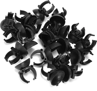 Image de Phefop Réservoir à poissons PVC Clips à ventouses pour tiges chauffantes d'aquarium et supports de tuyaux à air pour aquariums d'eau salée et d'eau douce 20 pour cent/set Durable
