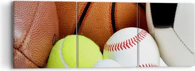 Produktbild von Bild auf Leinwand - Leinwandbild - Fußball Ball Sport Golf - 90x30cm - Wand Bild - Wanddeko - Leinwanddruck - Bilder - Kunstdruck - Wanddekoration - Leinwand bilder - Wandkunst - CA90x30-2793