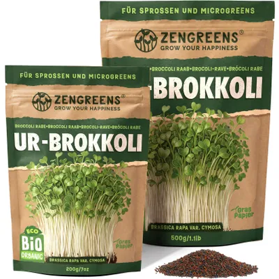 Produktbild von ZenGreens® Sprossen- & Microgreens-Samen - Stängelkohl - 500g