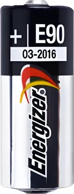 Produktbild von Energizer E90, Alkali, 1,5 V, 1000 mAh, Schwarz, Silber, 9,2 g, 1,27 cm (0.5 Zoll)