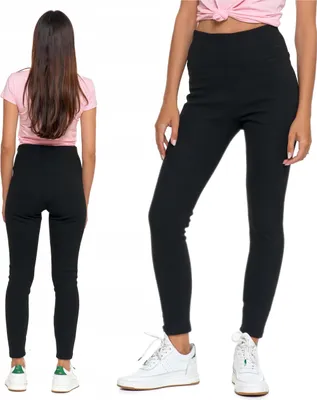 Produktbild von MORAJ Damen-Leggings, warm, hohe Taille, gerippt, Schwarz, S/M