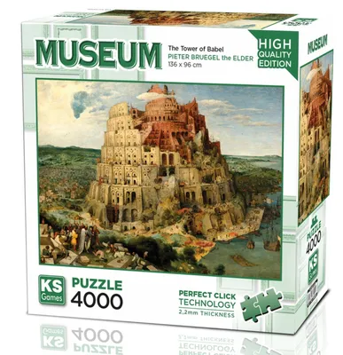 Produktbild von KS Games 23508 - Der Turm von Babel - 4000 Teile Puzzle für Erwachsene
