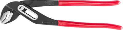 Produktbild von NEO TOOLS Rohrzange, Backenbereich 0-38, 0-45 mm, Chrom-Vanadium-Stahl, kunststoffbeschichtete Griffe, 7-fach verstellbares Gelenk, für Arbeiten an Wasserpumpen (300 mm)