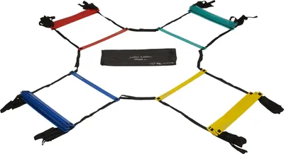 Produktbild von Fitness-Agility-Leiter - Runde Sprossen - Quad - Fitness-Laufleiter