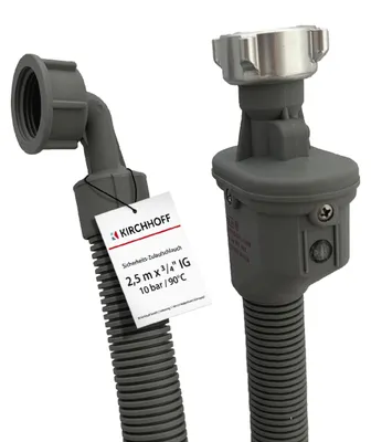 Zulaufschlauch 2,5 m mit Aquastop, 3/4 Zoll IG, für Waschmaschine