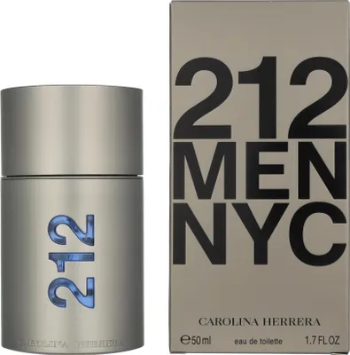 Produktbild von Carolina Herrera 212 NYC Men, Männer, 50 ml, Bergamotte, Flower Stems & Bergamot, Gardenia, Jasmin, Gardenia & Jasmine