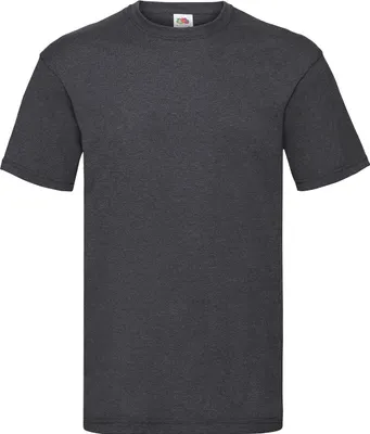 Produktbild von Fruit of the Loom Valueweight T-Shirt Farbe: dunkelgrau meliert Größe: M