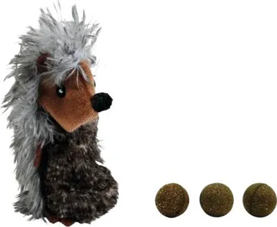 Zdjęcie produktu dla Beeztees zabawka dla kota Jeż z kocimiętką 11,5 cm