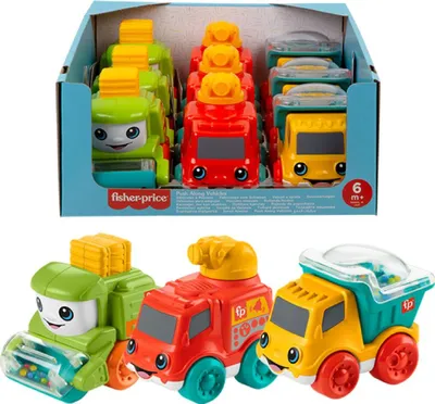 Productafbeelding van Fisher-Price HRP27, geschikt voor kinderen vanaf 0,5 jaar, met geluidseffecten, gemaakt van kunststof, verkrijgbaar in verschillende kleuren