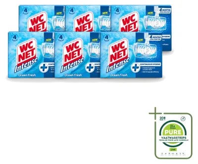 Produktbild von 6 x WC Net Toiletblock Ocean Fresh - Großpackung - 6 Stücke