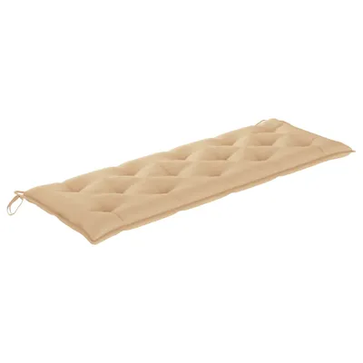 Zdjęcie produktu dla Sztaplowana Ławka Ogrodowa Z Poduszką, 159 Cm, Drewno Tekowe Lumarko!