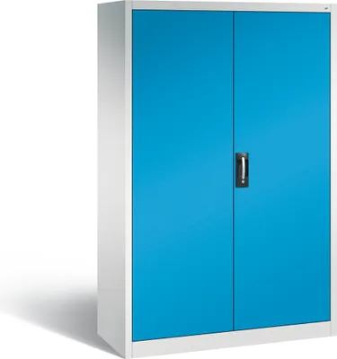 Produktbild von C+P Werkstattschrank mit 8 Schubladen | HxBxT 195x120x50cm | Lichtgrau/Lichtblau