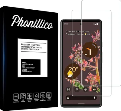 Obrázok produktu pre Tvrdené sklo pre Google Pixel 6 [2 ks] Ochranné sklo Fólia proti poškriabaniu odolná Phonillico®