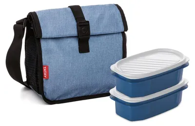 Image de Tatay Roll And Go Topflex 500ml boîte à pain bleu bleu One Size