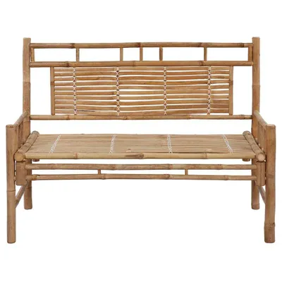 Obrázok produktu pre vidaXL Záhradná lavička s vankúšom 120 cm Bambus