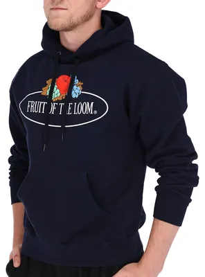 Produktbild von Fruit of the Loom Fruit of the Loom Kapuzenpullover mit großem Vintage-Logo