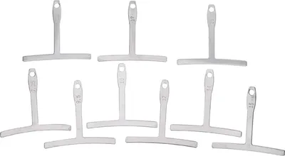 Image de Jauge de rayon de guitare,Jauge de rayon de sous-corde,Règle de guitare,Outil de luthier de guitare,Accessoires pour instruments de musique