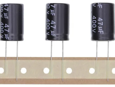 10 Stück Alu-Elektrolytkondensator 400V 47µF 16x25mm