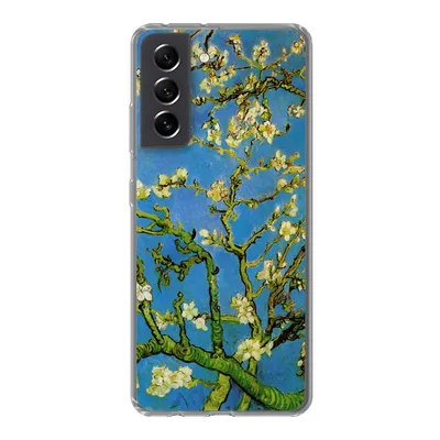 Produktbild von MuchoWow® Handyhülle Schutzhülle Hülle für Samsung Galaxy S21 FE Mandelblüte - Vincent van Gogh Silikon Softcase Handy Hülle - Mobiltelefonhülle