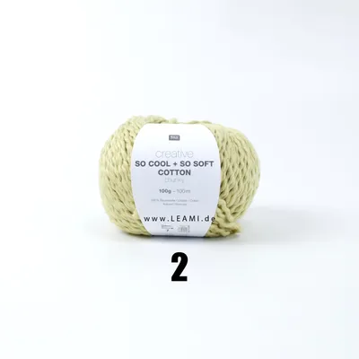 Produktbild von Rico Creative So Cool + So Soft Baumwolle Chunky Gelb