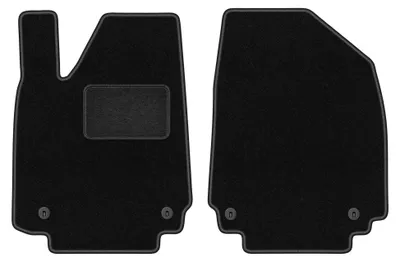 Image de Tapis avant en moquette pour Hyundai ioniq 6 2022- (berline) – 2 pièces, noirs, sur mesure – Wielganizator LUX