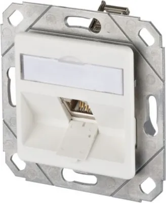 Zdjęcie produktu dla METZ CONNECT 1309111102-E Gniazdo wyjściowe RJ-45 białe (1309111102-E-90)