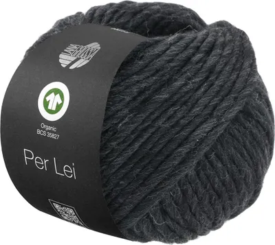Produktbild von Lana Grossa Per Lei GOTS 009 Anthrazit 50g