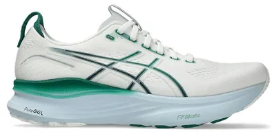 Productafbeelding van ASICS Gel-Kayano 32, kleur: wit met jaspergroen - EU maat 40.5