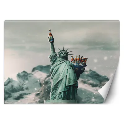 Produktbild von FOTOTAPETE Freiheitsstatue Abstrakt 450x315 cm VLIES Tapete Wandtapete Wandbilder Wanddekoration Design Wohnzimmer Schlafzimmer Flur Büro Küche