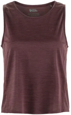 Immagine prodotto di Maglietta senza maniche Fjällräven Abisko Lite, colore lilla, taglia M, per donna