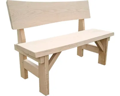 Obrázok produktu pre Záhradná lavica drevená JASAN 120 x 40 x 85 cm prírodná