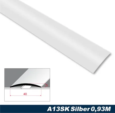 Produktbild von Effector Übergangsprofile aus eloxiertem Aluminium - Übergangsschiene Bodenleiste - (0,93 Meter silber) Überbrückung Bodenfuge kleben Fußboden