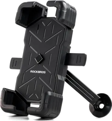 Zdjęcie produktu dla Uchwyt na telefon Rockbros 25210030007 do motocyklu - czarny