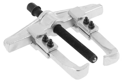 Produktbild von Abzieher 2-armig 120/100mm Högert Technik, max. Ø 120 mm, max. Höhe 100 mm, Trapezgewinde, legierter Stahl CrV, Backenzieher, Art. HT8G211