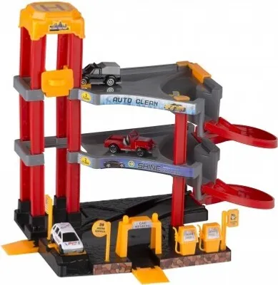 Produktbild von Spielset Autowerkstatt inkl. 3 Autos, 28 Teile, 37x25x30 cm